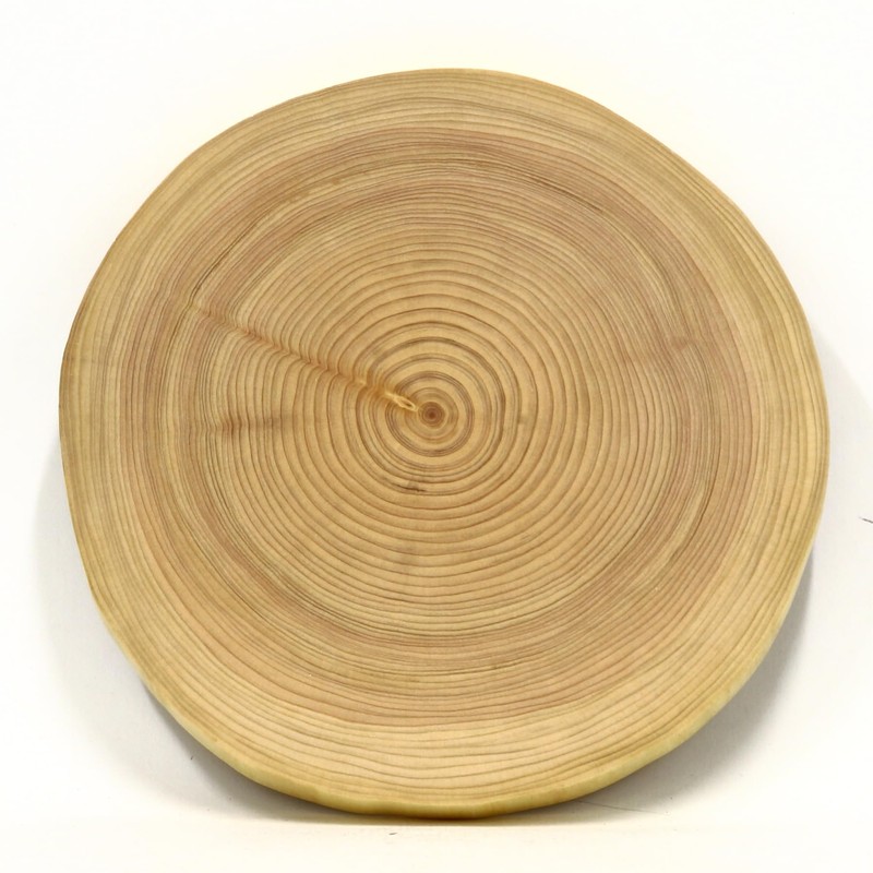 Cypress Annual Ring, Natural Single Board Cutting Board, Cooking Plate,