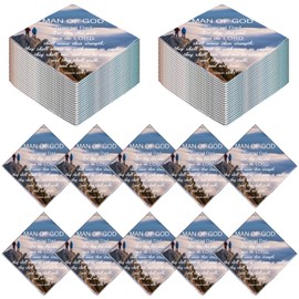 30 Pcs Christian Handkerchief Bulk for Men Church Gift