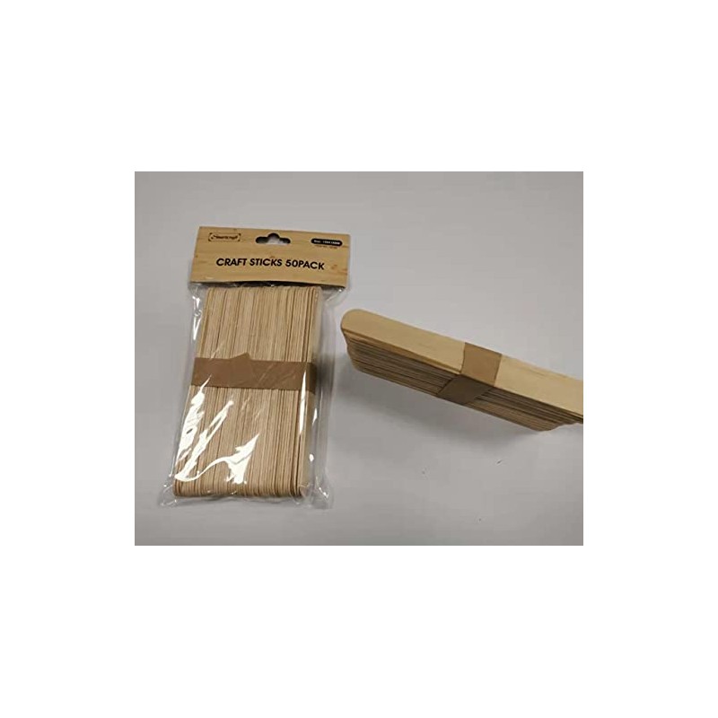 Craft Wooden Stick Paddle Pop Stick Coffee Tea Ice Cream