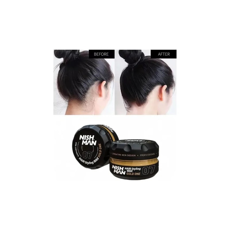 Hair Wax Nishman 07 Gold One Cera Para Peinar
