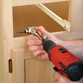 For Milwaukee 49-22-8510 1/4-Inch 90-Degree Angle Offset Power Groove Drive Adapter