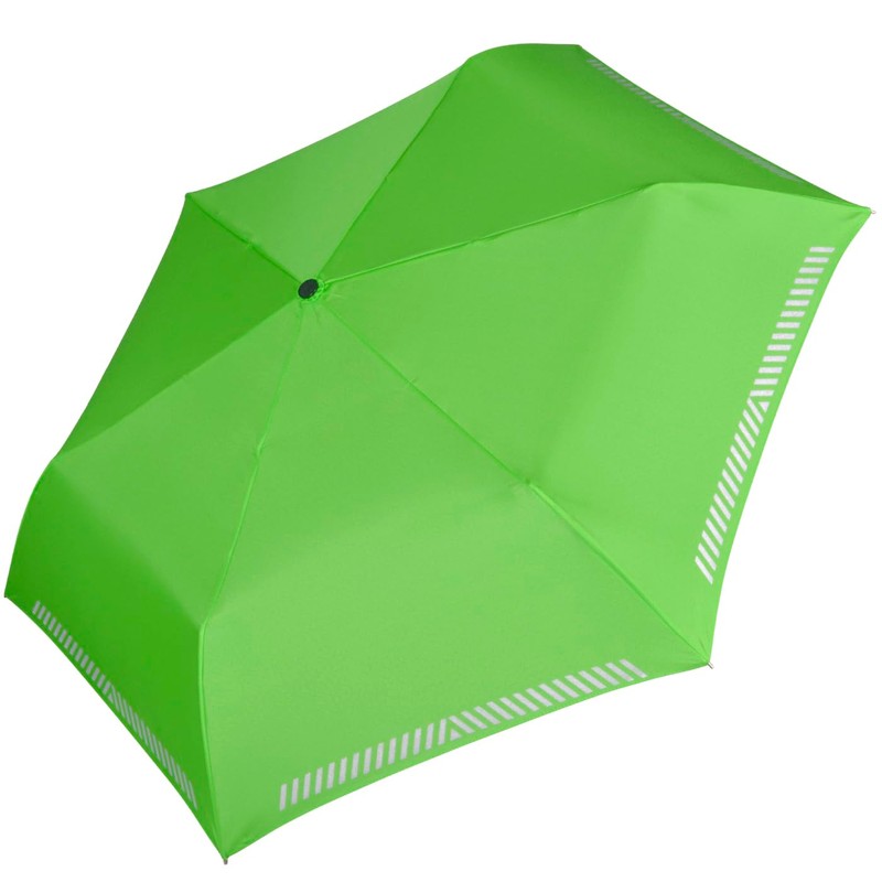 iX-Brella Mini Children's Umbrella, Safety Reflex, Extra Light, neon green