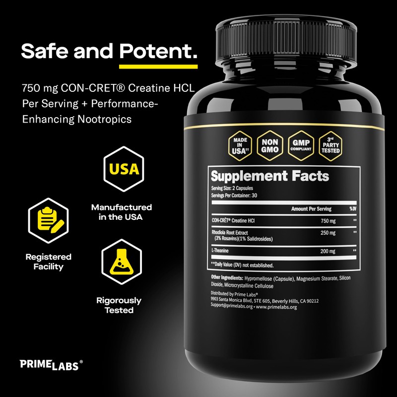 Prime Labs Prime Labs Creatine HCl Capsules (60 ct) +
