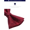 HISDERN Men's Bowtie, One-Touch Paisley Pattern, Bowtie, Chief Set, For