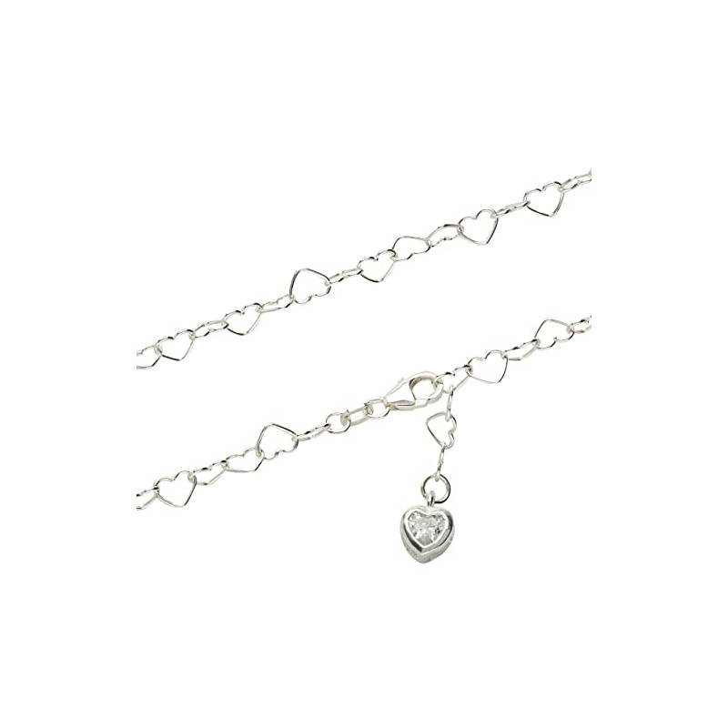 NKlaus 1732 Women's Anklet 925 Sterling Silver Width 4.4 mm