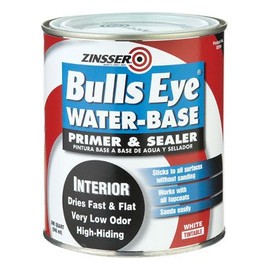 Zinsser Bulls Eye Flat White Primer and Sealer For All Surfaces 1 qt.