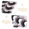 Mikinona 1 Box Messy False Eyelashes Curly Fake Lashes False