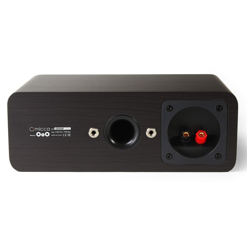 Micca OoO Slim Center Channel Speaker with 3-Inch Woofers and