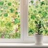 Quera St Patrick's Day Window Clings 110 Pcs Shamrock Decorations