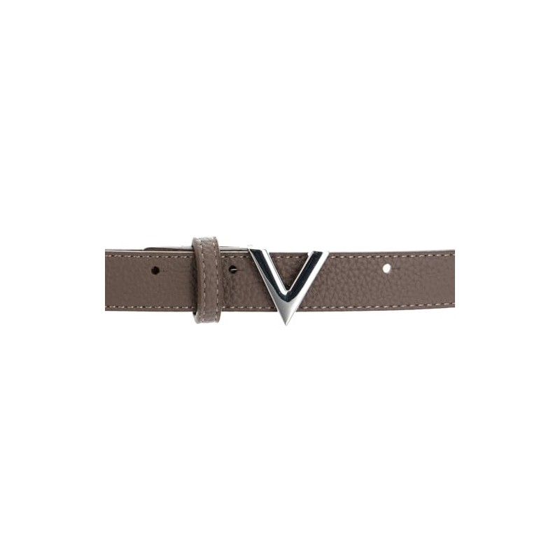 VALENTINO Round Women's Belt W110 Taupe - Can be Shortened,