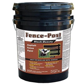 Gardner-Gibson 9005-GA 5GAL Fence Post Paint, 608 Fl Oz (Pack of 1), Black