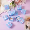 Sparkeads 12pcs Valentine's Day Ring Cardboard Boxes Bulk Blue Paper