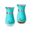 2 Pack Salt & Pepper Shakers Set, Refillable Salt Pepper