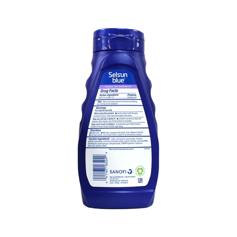 Selsun Blue Max Strength, 2-in-1 Shampoo, 11 Ounces