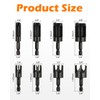 AOKLIT Plug Cutter, 8Pcs Wood Plug Cutters Drill Bit Set