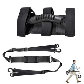 NUWIQ Scooter Shoulder Strap with Handle Carry Strap Balance Bike, Adjustable Shoulder Strap for Scooters, Children's Bikes, Yoga Mats