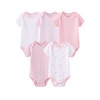 MAMIMAKA Short Sleeve Baby Bodysuit Newborn Baby Pants Baby Clothes