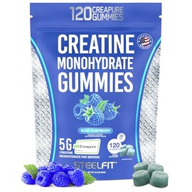(SF) SteelFit Creatina (Creapure) 120 gomitas Blue Raspberry                                                                                          