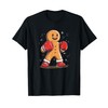 Cool Gingerbread Man Boxing Costume for Boys and Girls T-Shirt