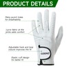OZERO Womens Golf Gloves: Premium Cabretta Leather, Soft & Comfortable