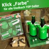 Ligara® for Gladbach Fan Item Gift Birthday Fans (1x Single