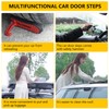Car Door Step, NATGIC Extended Car Door Pedal U-Shaped Foot