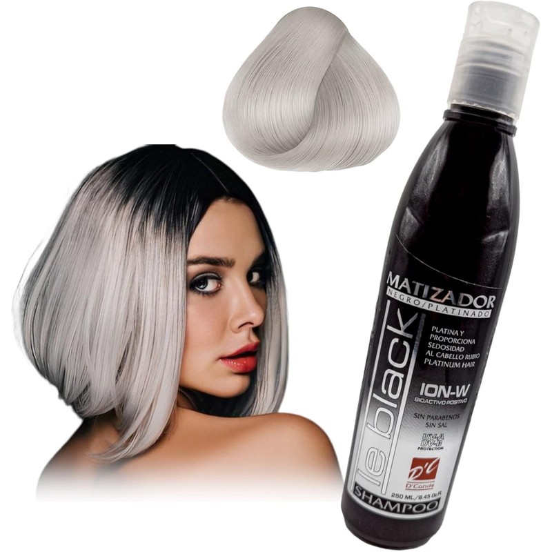 Kit 2 Piezas de Shampoo Le Black Matizador Negro Di