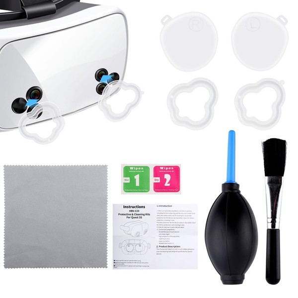 Camera Lens Protector Films for Meta Quest 3s, 4pcs Anti-Scratch