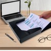4 Pack Box Files A4,Plastic Box File with Lid,40mm Spine