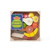 Melissa & Doug Wooden Cutting Fruit Toy Food Set &