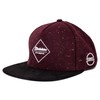 Blackskies Snapback cap, black, brown, grey wool screen, unisex premium