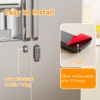 EUDEMON Updated French Fridge Lock French Door Refrigerator/Freezer Lock Apply
