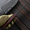 ST37 Fixed Blade Knife Black Stonewashed DC53 Steel Blade Two