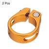 HARFINGTON 2pcs Bike Seat Post Clamp 31.8mm Bike Clip Aluminum