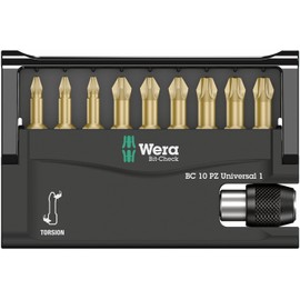 Wera Torsion 8155-9/TH Bit-Check Sheet Metal Bit Set