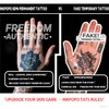 INKPOPO 3 Sheets Semi-Permanent Tattoos for Adults | 7-15 Days