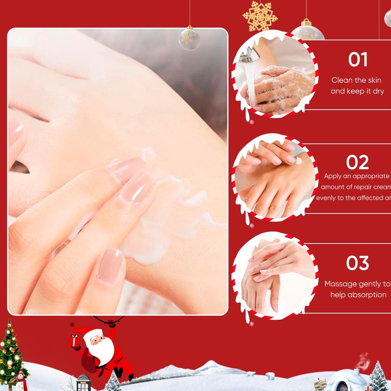 Handcreme Weihnachten, Mini Handcreme Set, 5 Stück Handpflegecreme, Ideal Für
