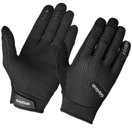 GripGrab Descent Guarded MTB Downhill Gloves with Ankle Protection Protectors Long Finger Summer Mountain Bike Gloves