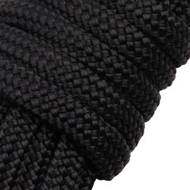 Double-Braided Nylon Dock Lines -25ft/50ft Premium Docking Lines with 12 inch Eyelet Boat Mooring Line Anchor Rope Dia: 3/8 inch 1/2 inch 5/8 inch(3/8inch-25ft-2pcs)