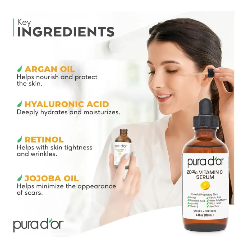 Xz Aa Sérum Vitamina C 20% Antiedad Argán 118ml Ss