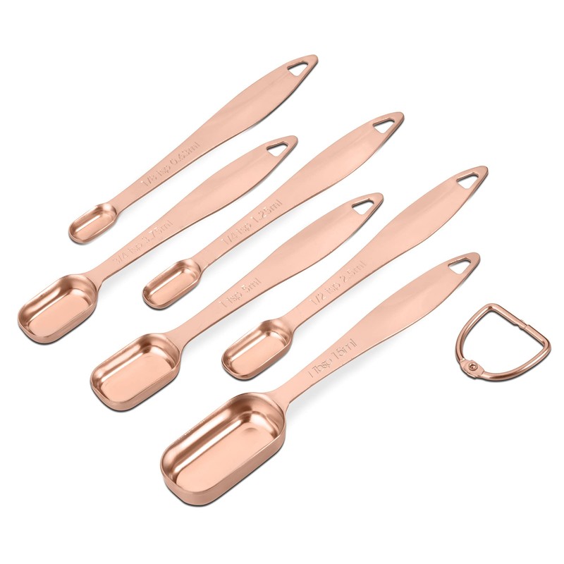 Accurate 18/8 Stainless Steel Measuring Spoons, Heavy Duty Good Handle
