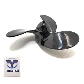 Tohatsu 3F0B64512-0 6 Inch Aluminum Propeller for 2 Hp 2.5 Hp 3.5 Hp Genuine Parts 2 ST/4 STR