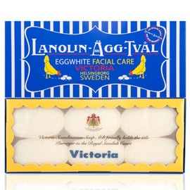 Victoria New Sweden Egg Pack Cleansing Pack for Dry to Extremely Dry Skin, 6 Pieces with 1 Gift Bag