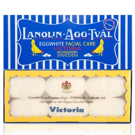 Victoria New Sweden Egg Pack Cleansing Pack for Dry to Extremely Dry Skin, 6 Pieces with 1 Gift Bag