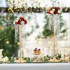 LANLONG 27.6inch Flower Stand for Wedding, 2Pcs Gold Tall Flower