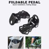 jiele Bicycle footrest foldable, pedals rear bicycle, footrest bicycle accessories,