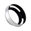 Slotted Lens Hood 52 mm Metal Universal Silver 52 mm
