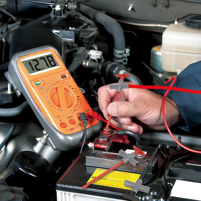 Lwuey 2PCS Multimeter Test Probe, P5010 Wire Piercing Probe Puncture