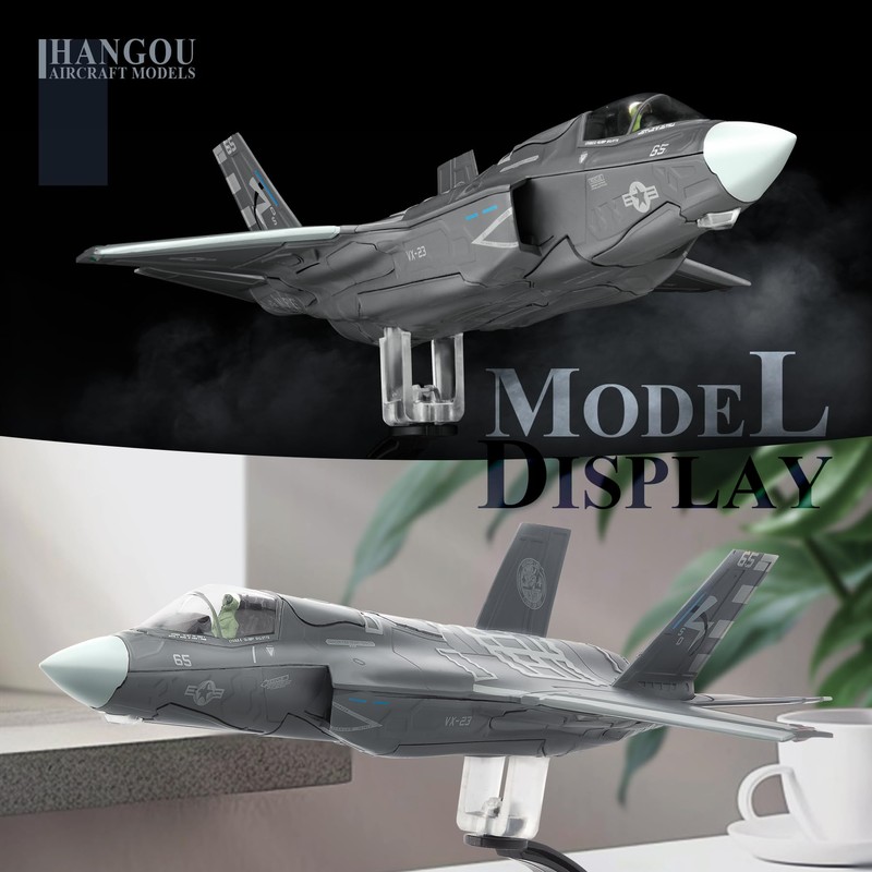 HANGOU 1/72 F-35B Lightning II (flight mode) military model aircraft