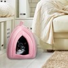 PETMAKER Igloo Pet Bed Collection - Soft Indoor Enclosed Covered
